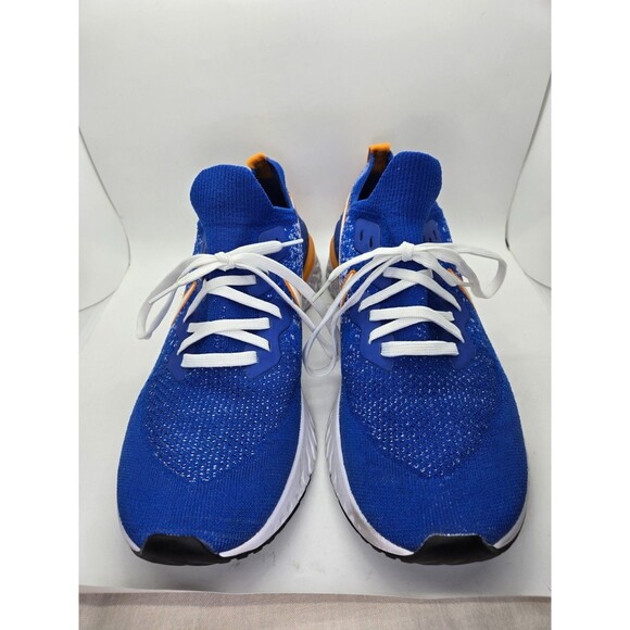 Nike Epic React Flyknit 2 Shoes Men's 13 Blue Running Athletic Workout Sneakers - Picture 2 of 8
